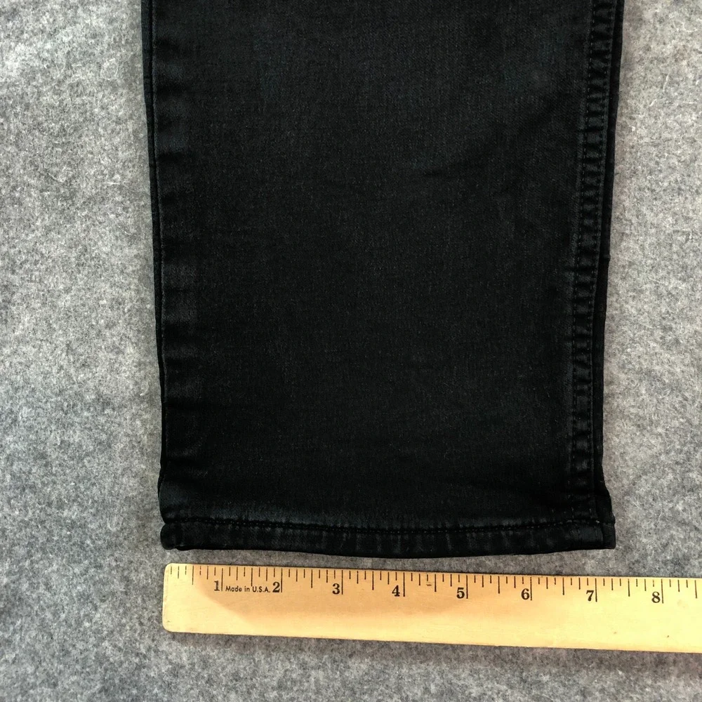 Banana Republic Mens Traveler Jeans 36x32 Black Dark Wash Stretch Slim Fit Pants